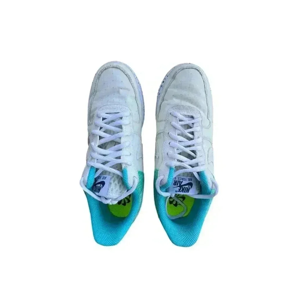 Nike Air Force 1 Crater M2Z2 Move To Zero White Turq (DO7692-101) Women’s Size 8